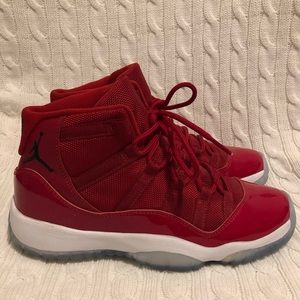 Red Jordan Retro 11 BG (Youth)